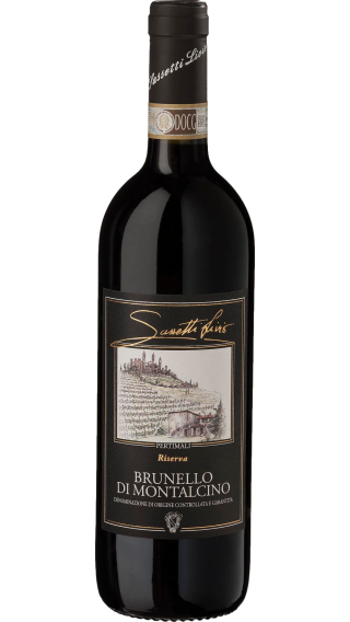 Bottle of Sassetti Livio Pertimali Brunello di Montalcino Riserva 2012 wine 750 ml