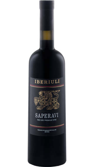 Bottle of Shumi Iberiuli Saperavi 2022 wine 750 ml