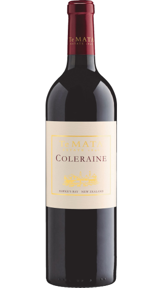 Bottle of Te Mata Coleraine 2021 wine 750 ml