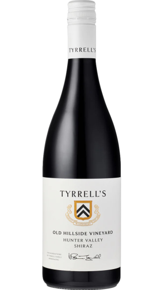 Bottle of Tyrrell's Old Hillside Shiraz 2018 wine 750 ml