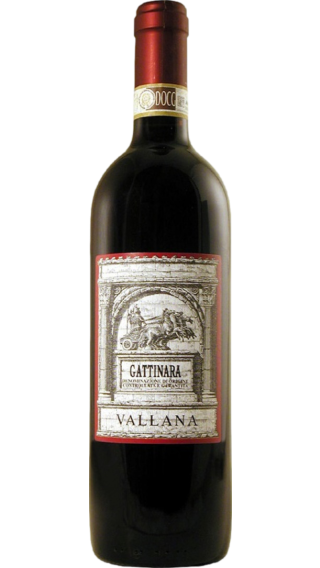 Bottle of Vallana Gattinara 2020 wine 750 ml