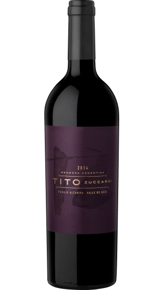 Bottle of Zuccardi Tito 2014 wine 750 ml