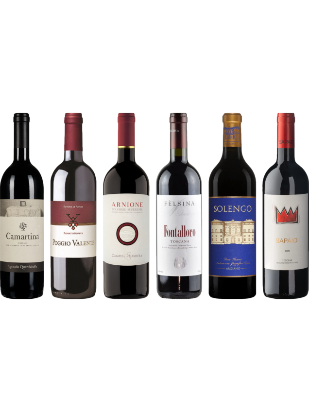 Super Tuscan Tasting Case