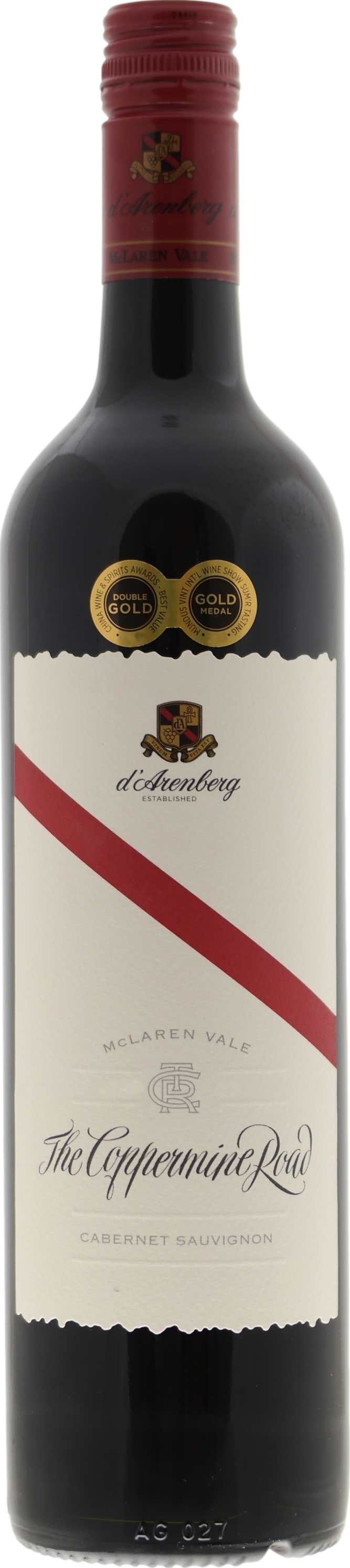 Image of D'Arenberg The Coppermine Road Cabernet Sauvignon 2019