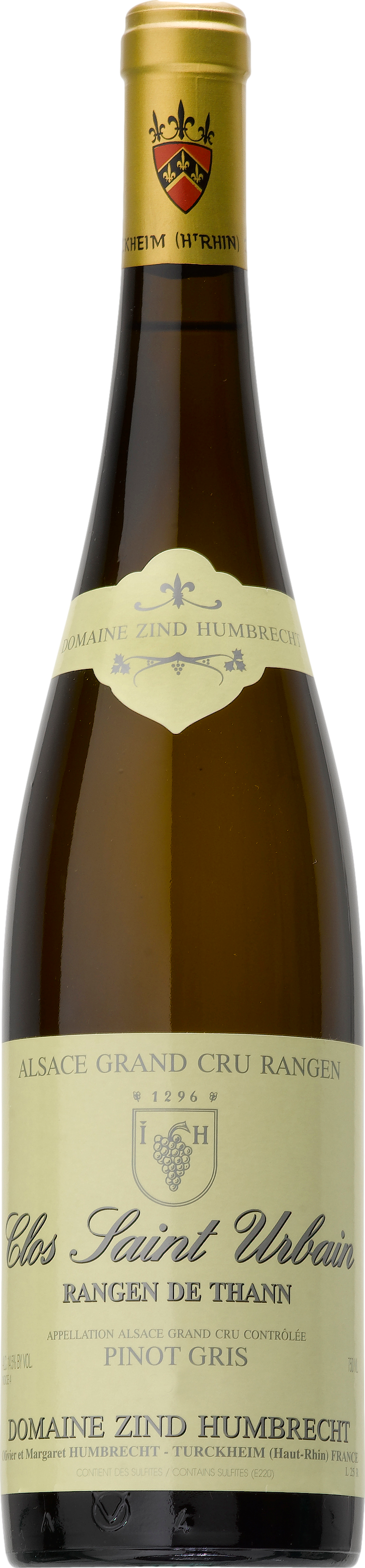 Image of Domaine Zind-Humbrecht Pinot Gris Grand Cru Rangen de Thann Clos Saint Urbain 2016