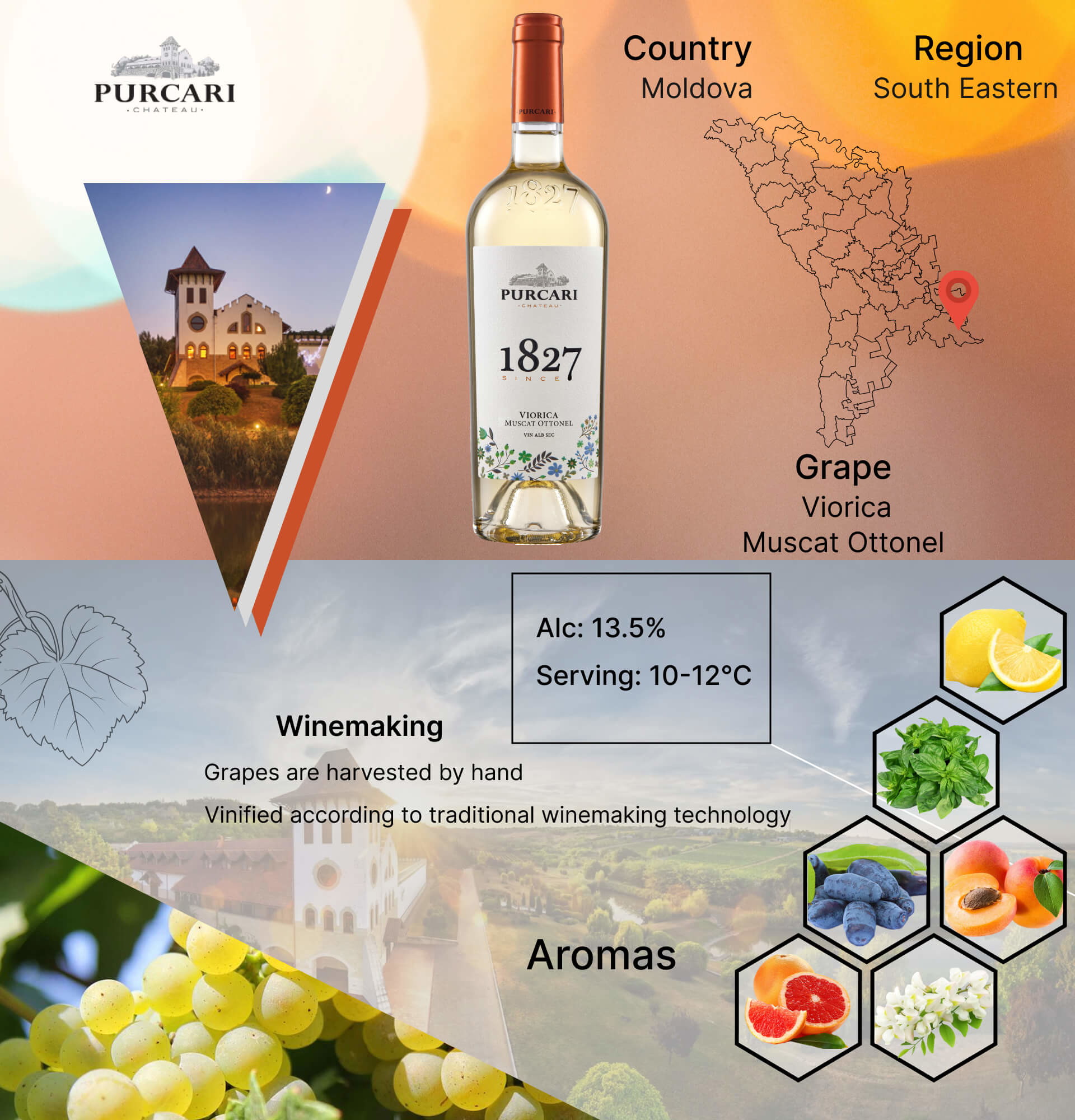 Chateau Purcari Viorica Muscat de Purcari